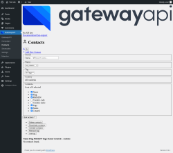 Page screenshot: GatewayAPI &rarr; Contacts