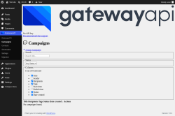 Page screenshot: GatewayAPI &rarr; Campaigns
