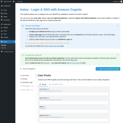 Page screenshot: Gatey