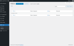 Page screenshot: Gatey &rarr; Patterns