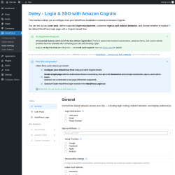 Page screenshot: SmartCloud &rarr; Gatey Settings