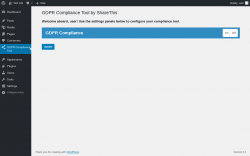 Page screenshot: GDPR Compliance Tool