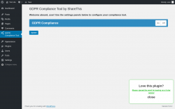 Page screenshot: GDPR Compliance Tool