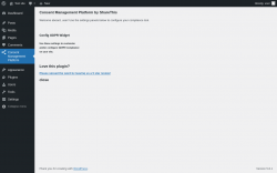 Page screenshot: Consent Management Platform