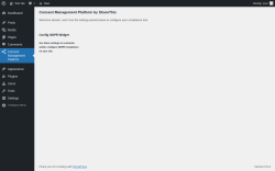 Page screenshot: Consent Management Platform