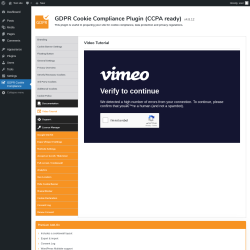 Page screenshot: GDPR Cookie Compliance → 
				
				Video Tutorial			