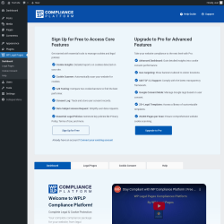 Page screenshot: WP Legal Pages
