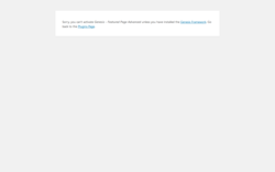 Page screenshot: WordPress &rsaquo; Error