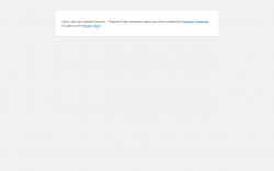 Page screenshot: WordPress &rsaquo; Error