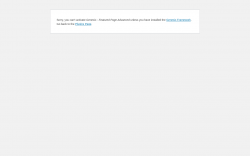 Page screenshot: WordPress &rsaquo; Error