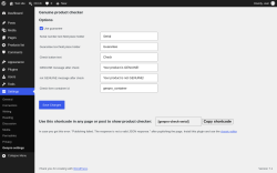 Page screenshot: Settings &rarr; Genpro settings