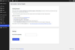 Page screenshot: Geo Location