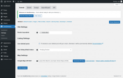 Page screenshot: GeoDirectory → Settings