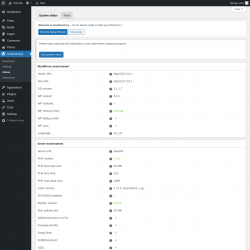Page screenshot: GeoDirectory → Status