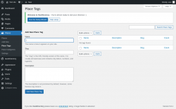 Page screenshot: Places → Place Tags