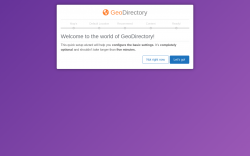 Page screenshot: GeoDirectory › Setup Wizard