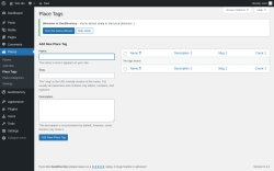 Page screenshot: Places → Place Tags