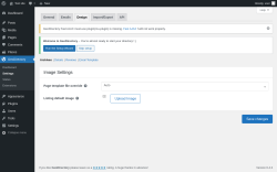 Page screenshot: GeoDirectory → Settings → Design