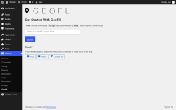 Page screenshot: Settings &rarr; GeoFli