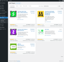 Page screenshot: Get Cash → Free Recommended Plugins