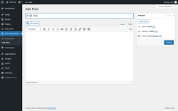 Page screenshot: GC transactions → Add Post