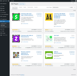 Page screenshot: Get Cash → Free Recommended Plugins