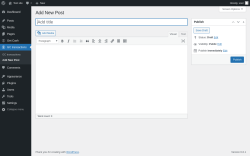 Page screenshot: GC transactions → Add New Post