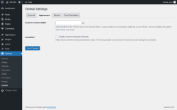 Page screenshot: Settings → Getwid → 
						Appearance					