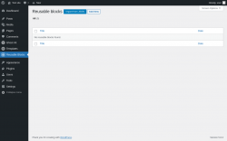 Page screenshot: Reusable Blocks