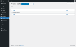 Page screenshot: Reusable Blocks