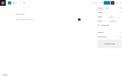Page screenshot: Templates → Add New