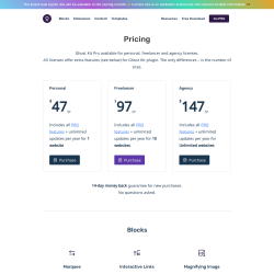 Page screenshot: Ghost Kit →  Go Pro