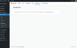 Page screenshot: Ghost Kit → Breakpoints