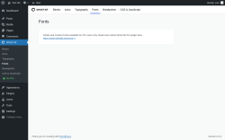 Page screenshot: Ghost Kit → Fonts