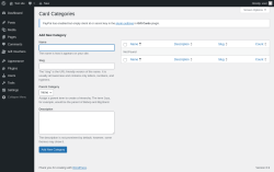 Page screenshot: Gift Vouchers → Gift Cards Categories