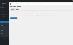 Page screenshot: Settings &rarr; Gist	for WooCommerce &rarr; Debug