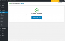 Page screenshot: Donations → All Forms
