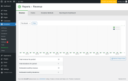 Page screenshot: Donations &rarr; Reports &rarr; Legacy Reports