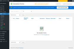 Page screenshot: Donations