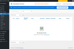 Page screenshot: Donations