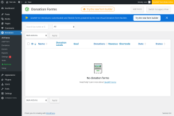 Page screenshot: Donations
