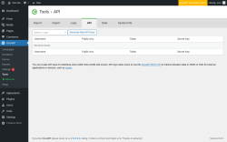 Page screenshot: GiveWP → Tools → API