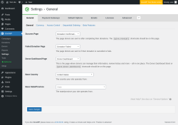 Page screenshot: GiveWP &rarr; Settings