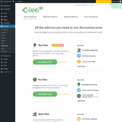 Page screenshot: GiveWP &rarr; Add-ons