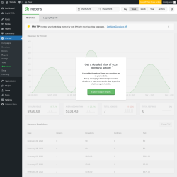 Page screenshot: GiveWP &rarr; Reports