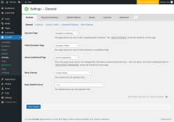 Page screenshot: GiveWP &rarr; Settings
