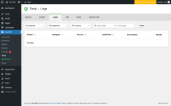 Page screenshot: GiveWP → Tools → Logs