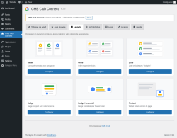 Page screenshot: GMB Club Connect &rarr; 
                     Layouts                