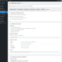 Page screenshot: GMB Club Connect &rarr; 
                     Guide                