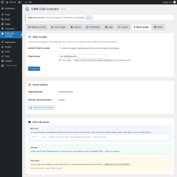 Page screenshot: GMB Club Connect &rarr; 
                     Store Locator                